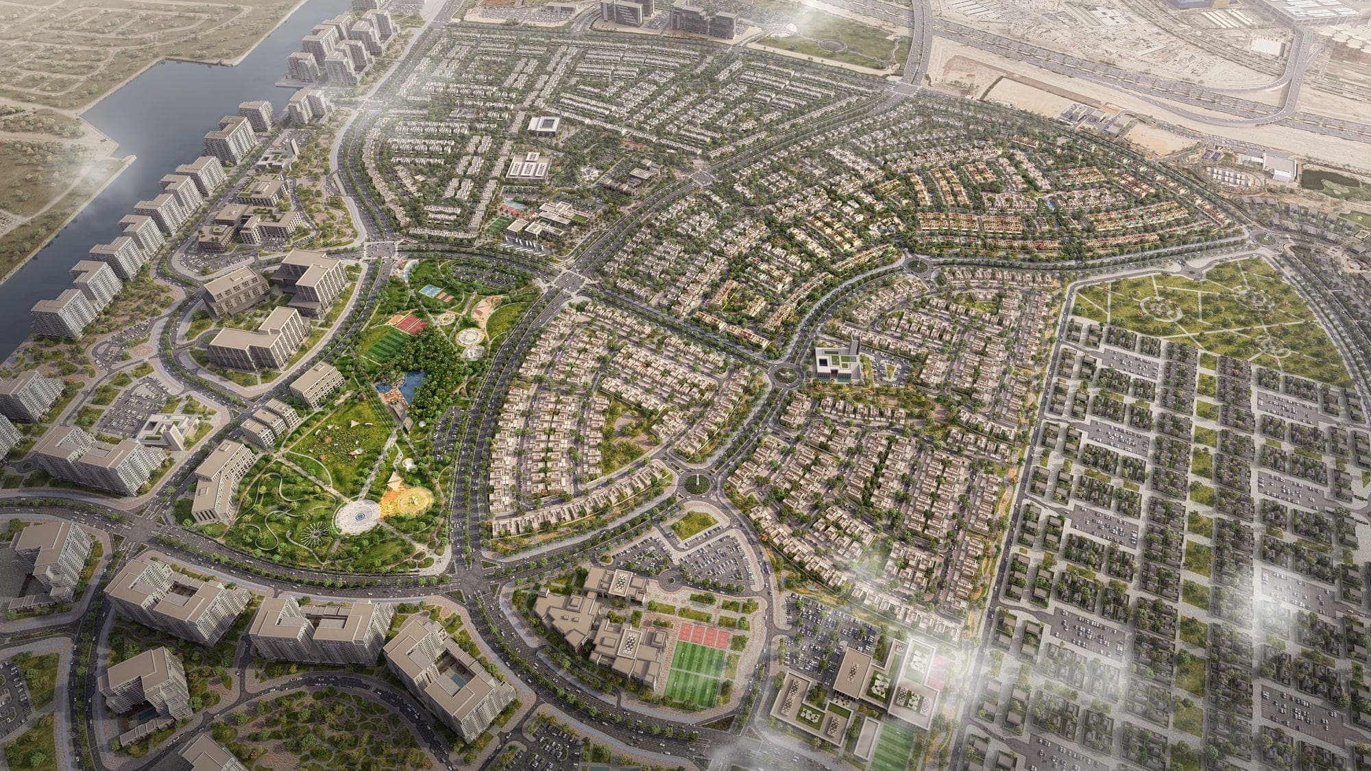 Yas Park Gate master plan