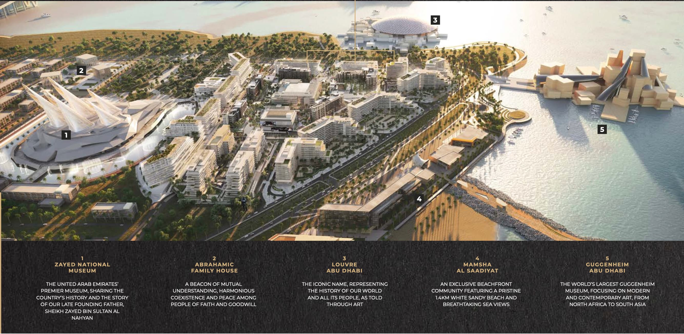 Louvre Abu Dhabi Residences master plan