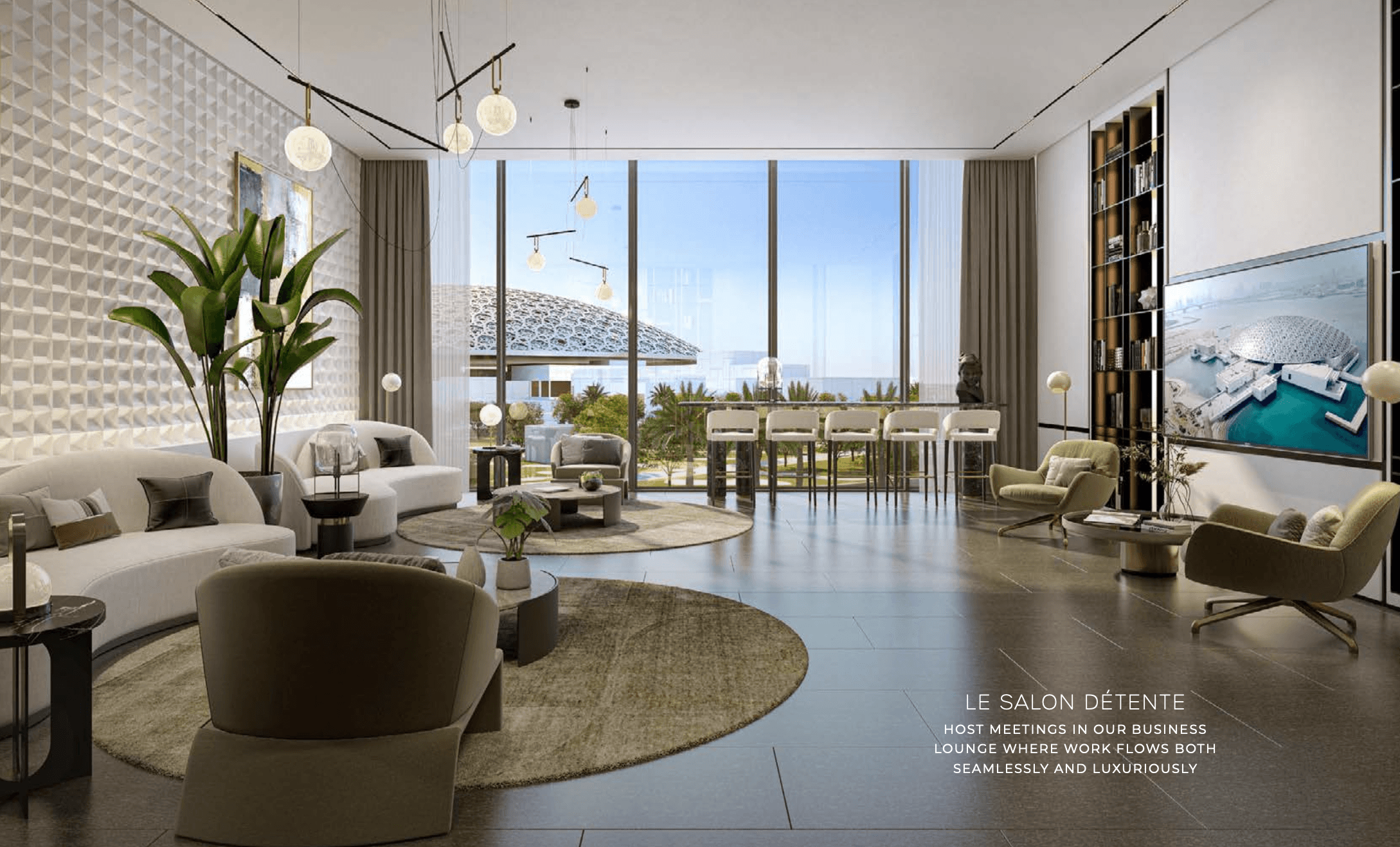 Louvre Abu Dhabi Residences interior 4