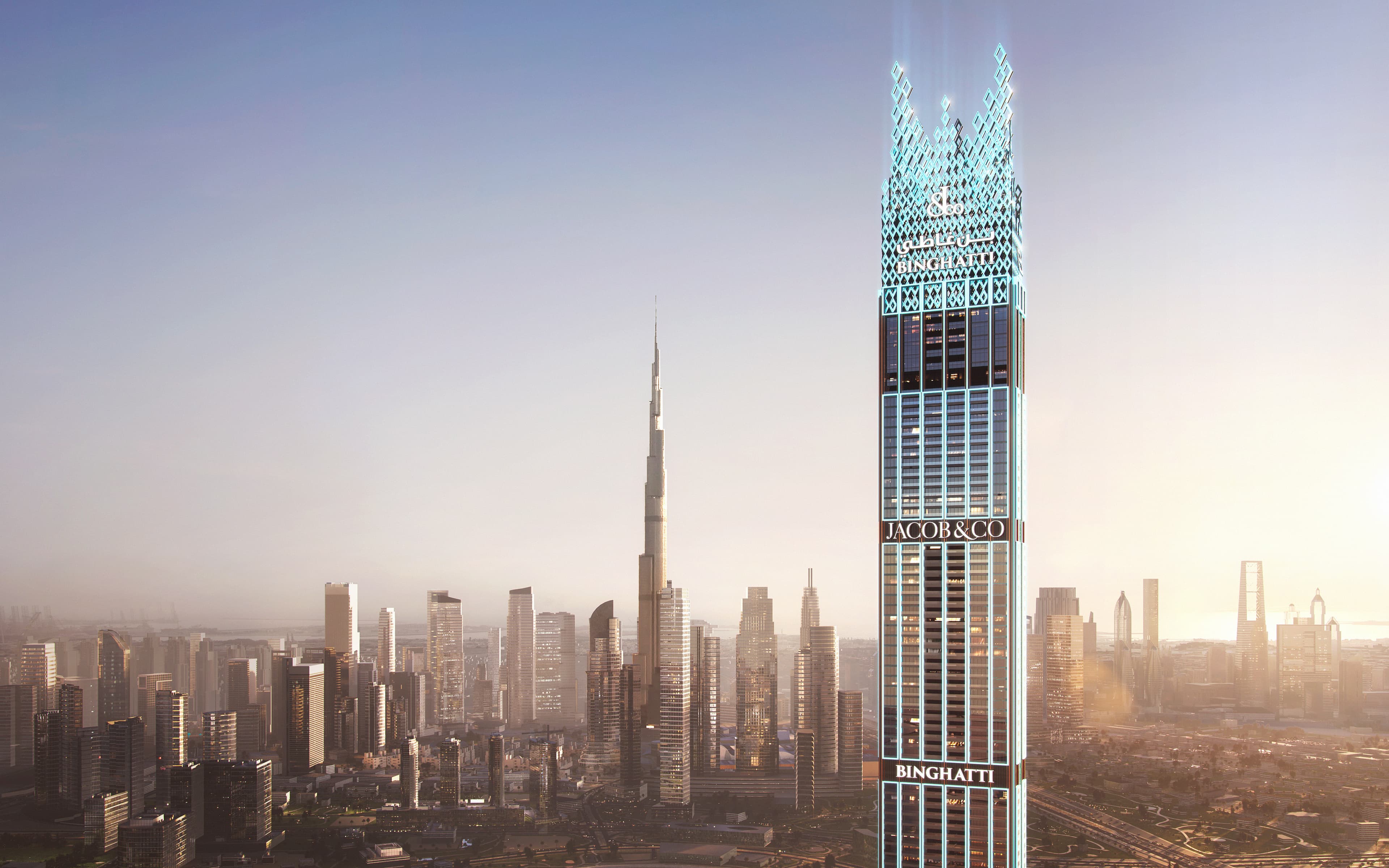 Burj Binghatti Jacob & Co Residences exterior 1
