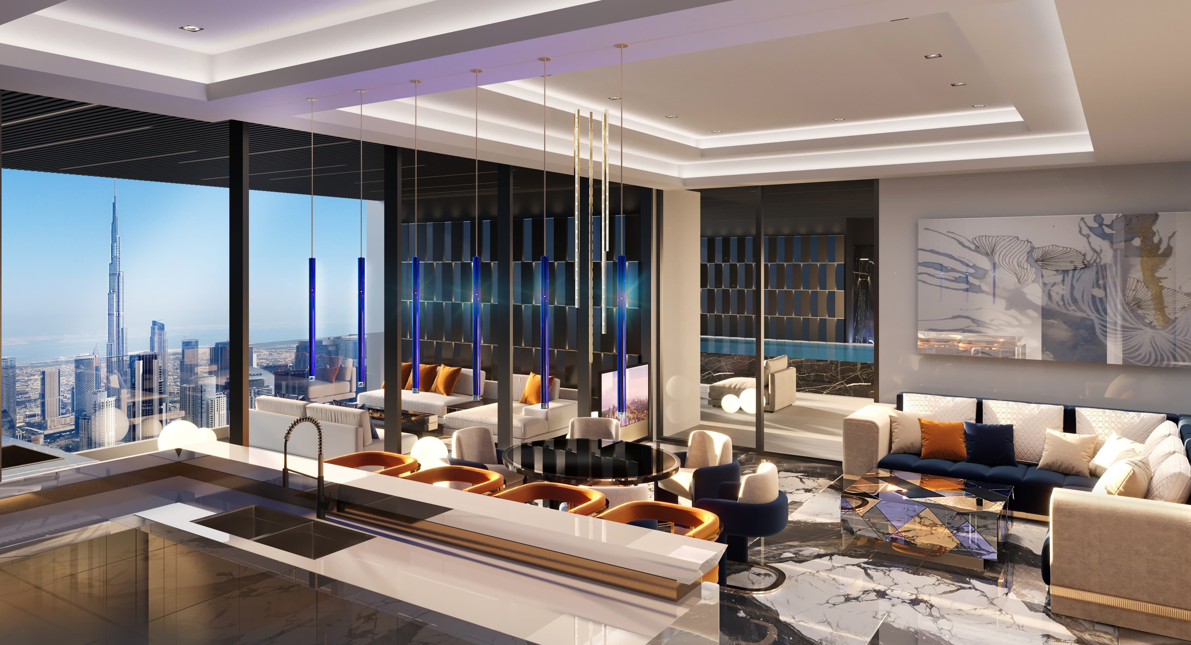 Burj Binghatti Jacob & Co Residences interior 3
