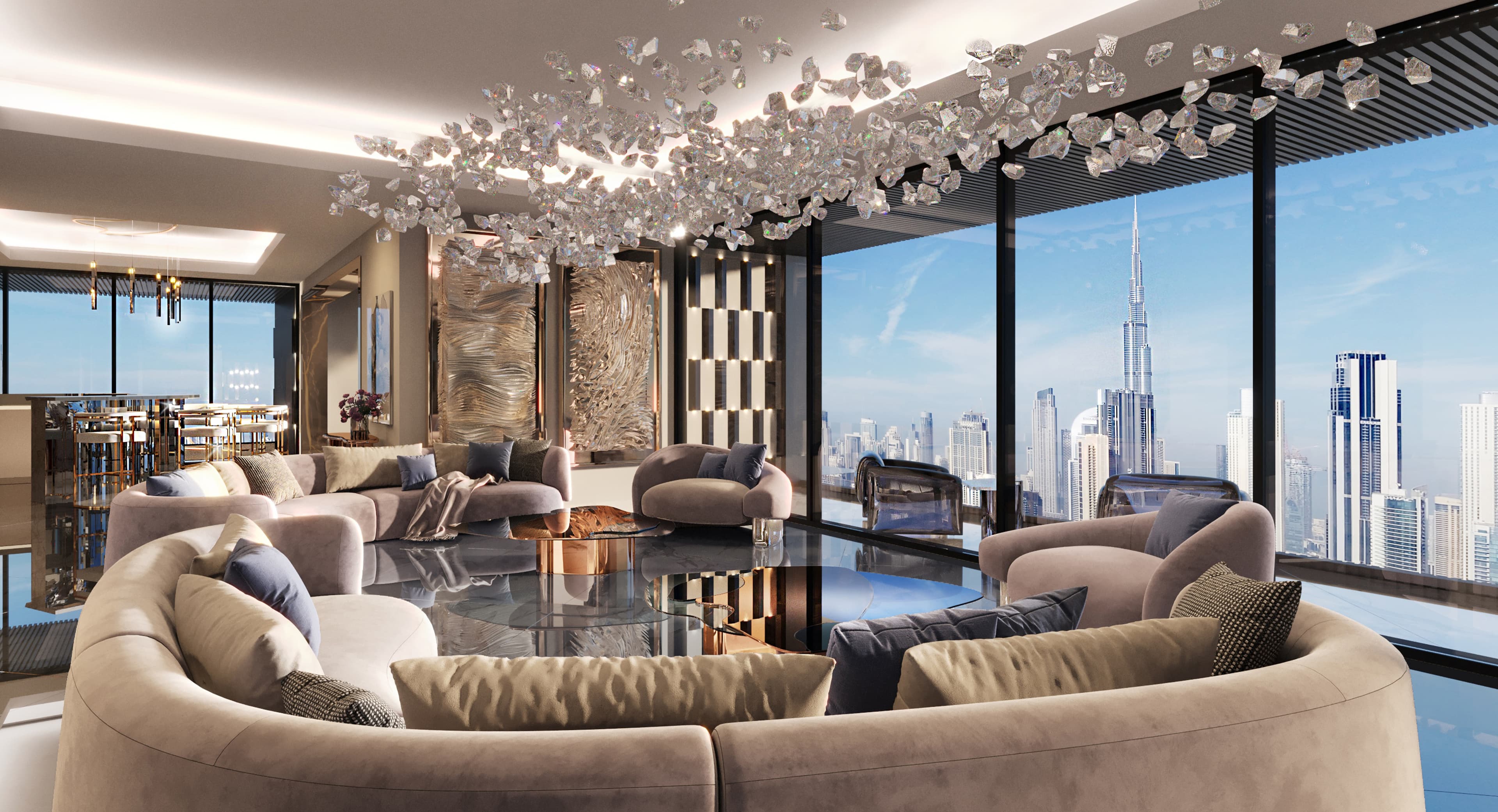 Burj Binghatti Jacob & Co Residences interior 7