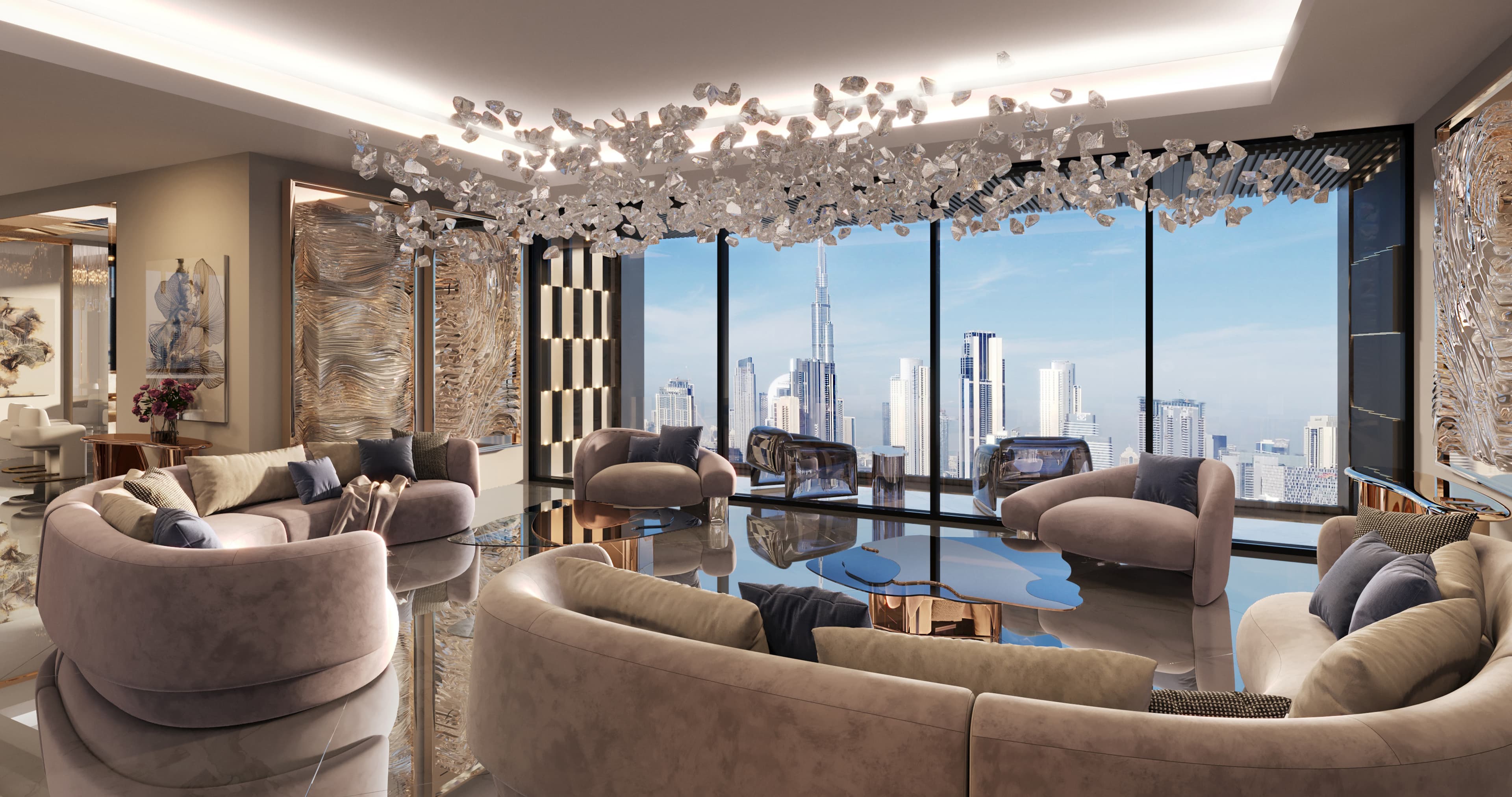 Burj Binghatti Jacob & Co Residences interior 8