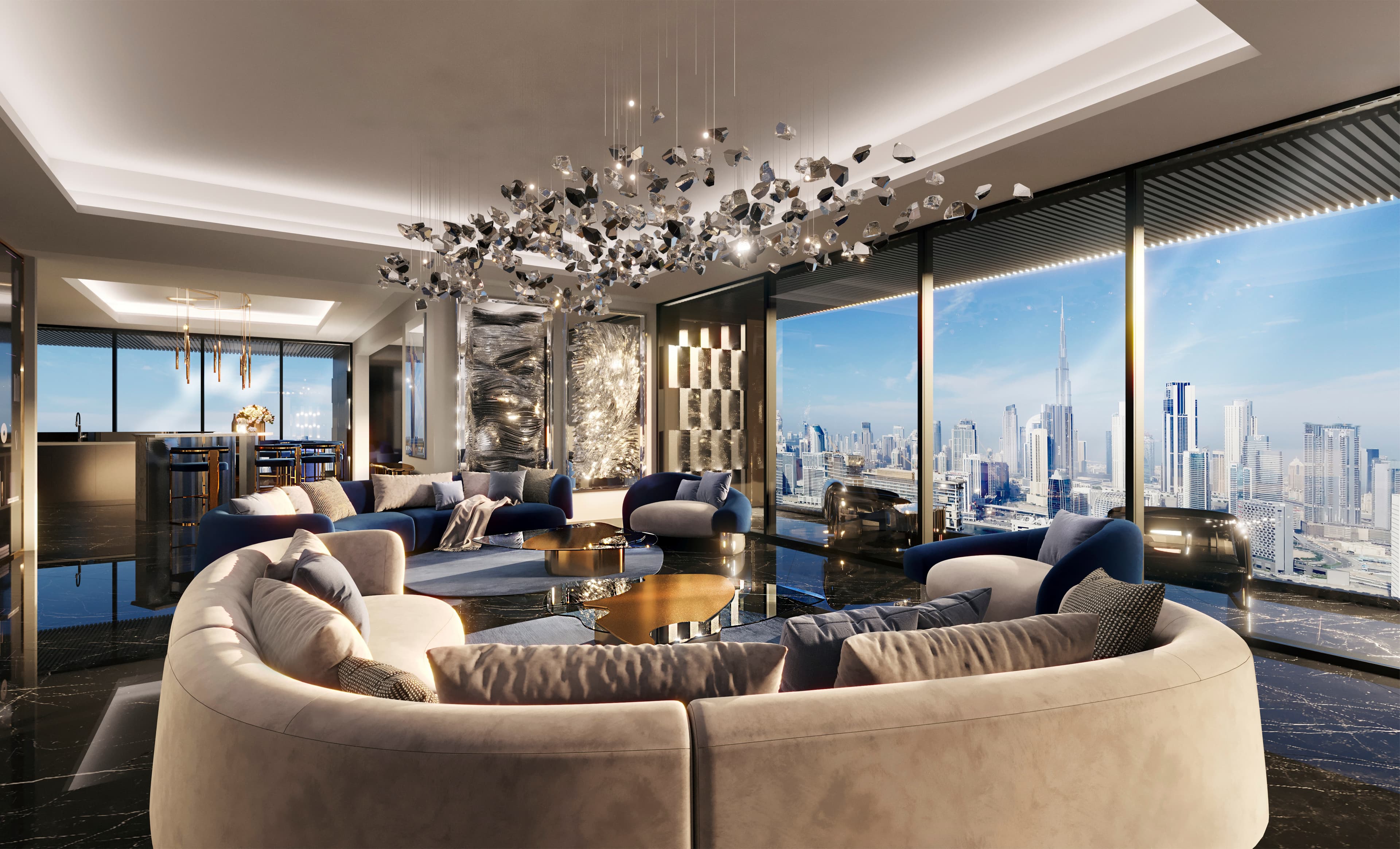 Burj Binghatti Jacob & Co Residences interior 13