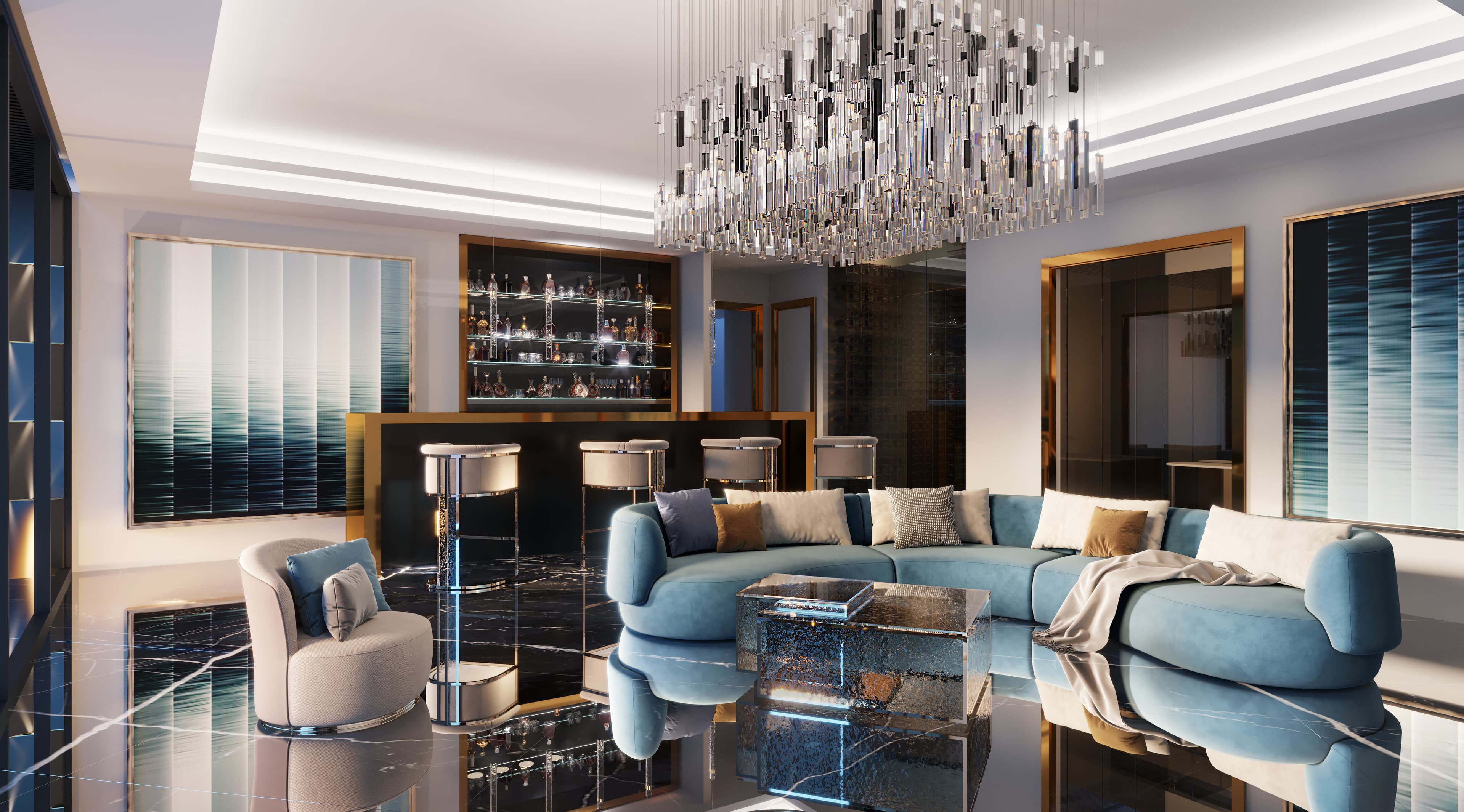 Burj Binghatti Jacob & Co Residences interior 20