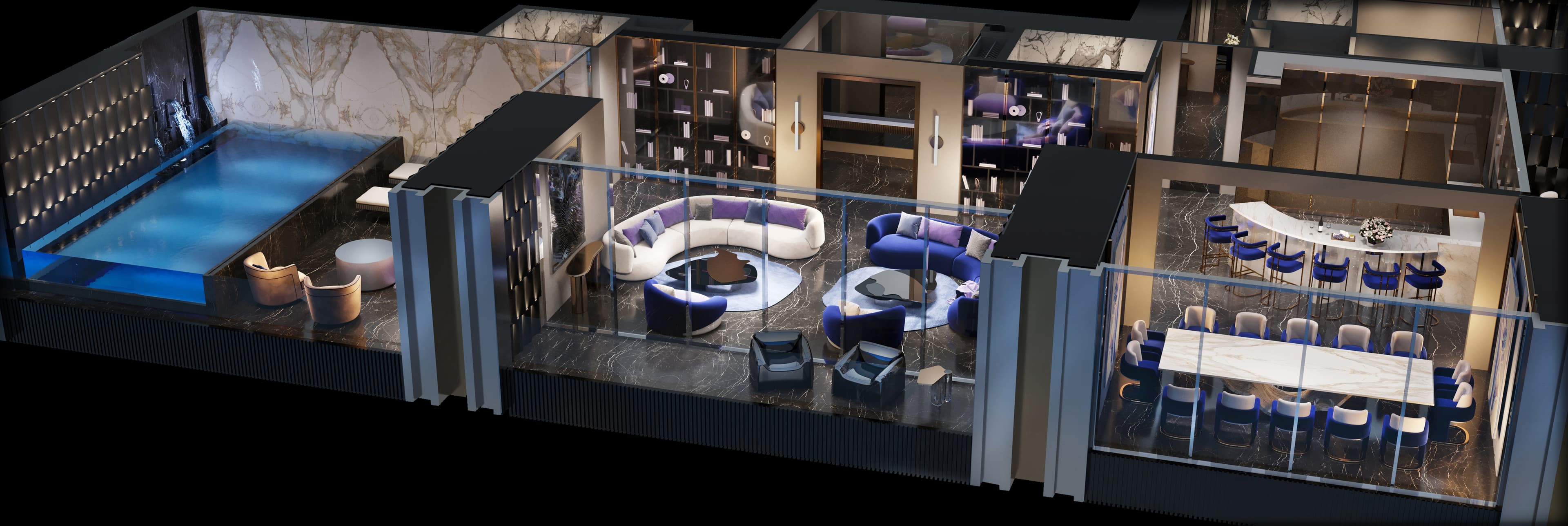 Burj Binghatti Jacob & Co Residences interior 26