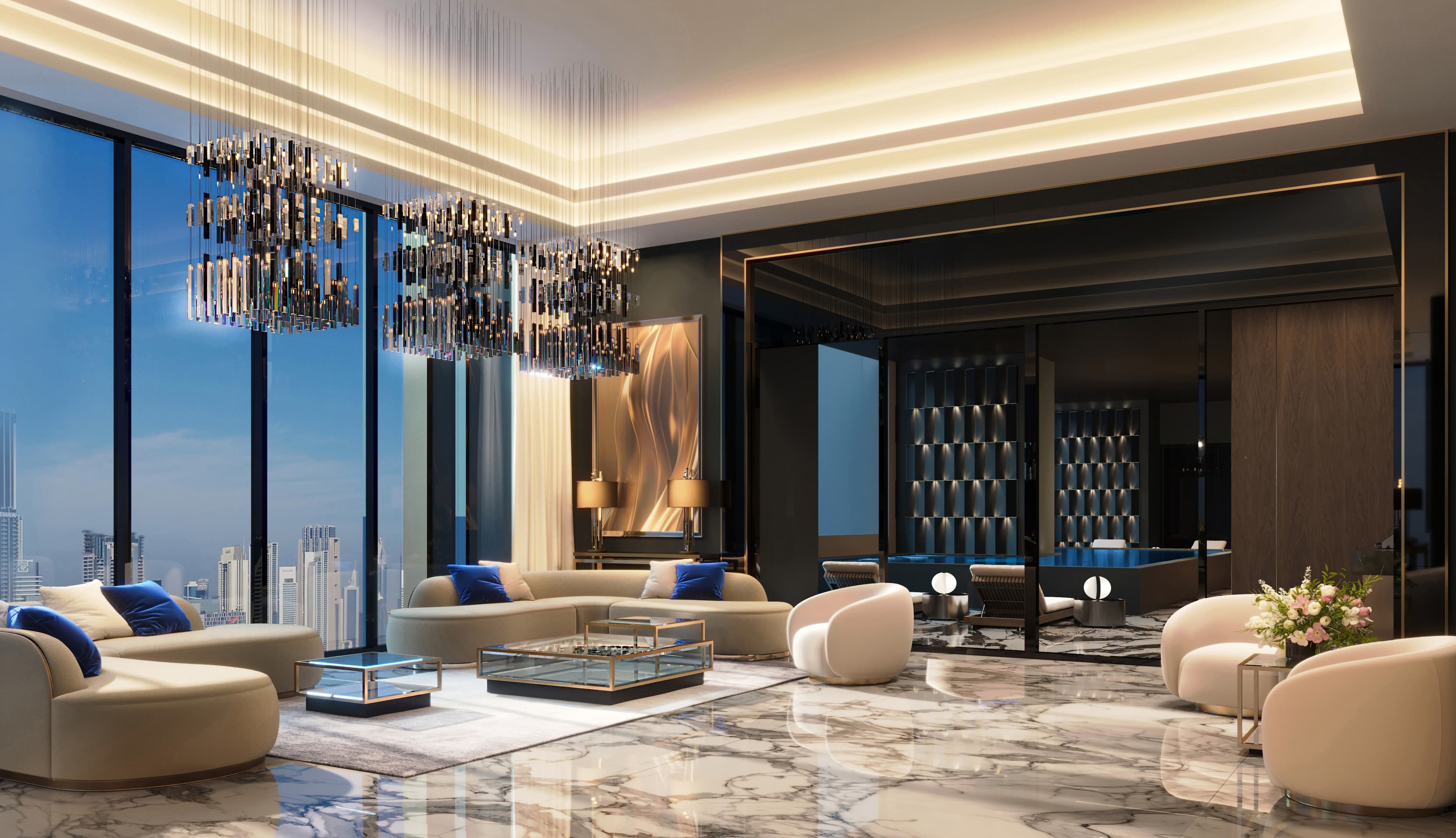 Burj Binghatti Jacob & Co Residences interior 32
