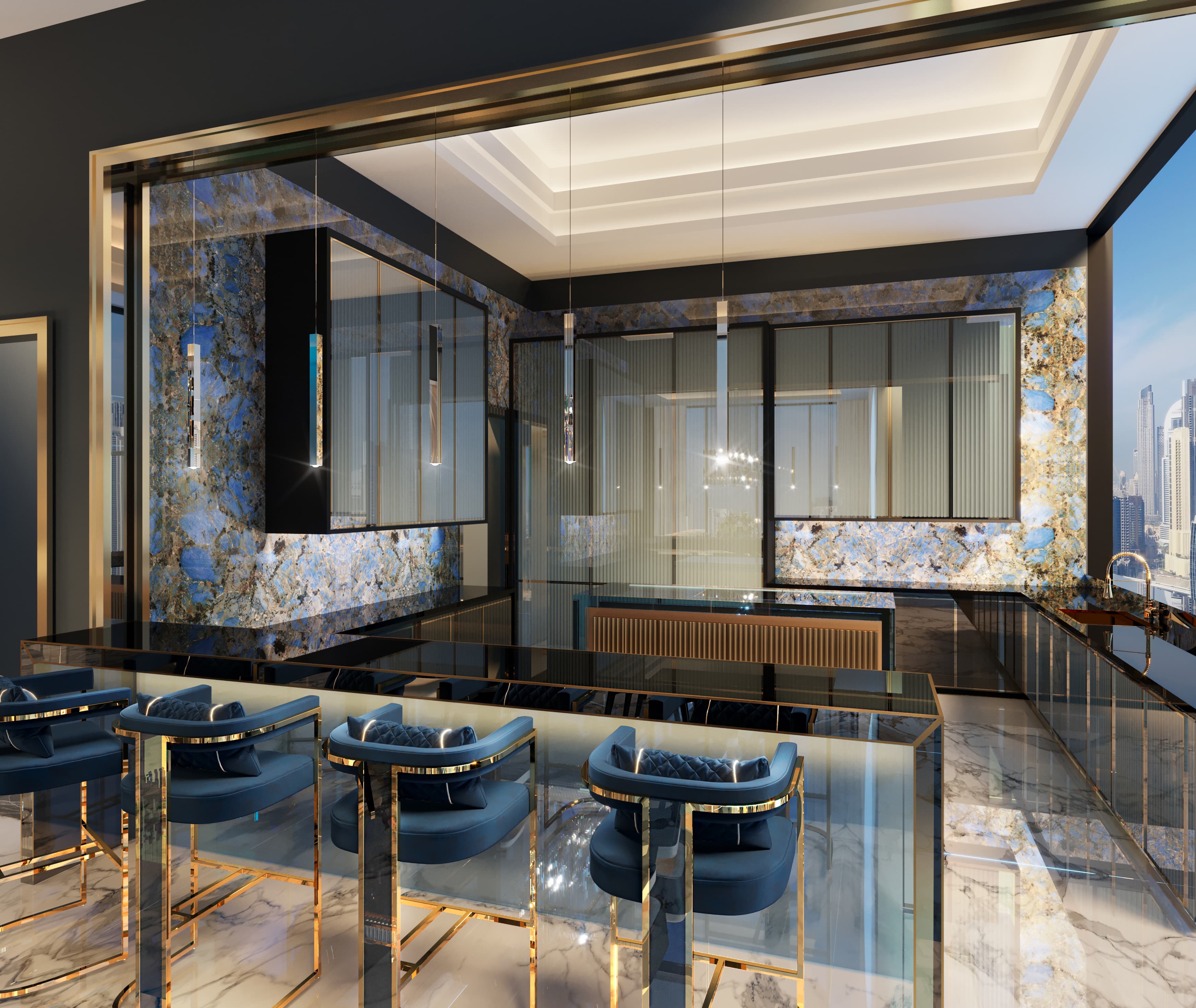 Burj Binghatti Jacob & Co Residences interior 35