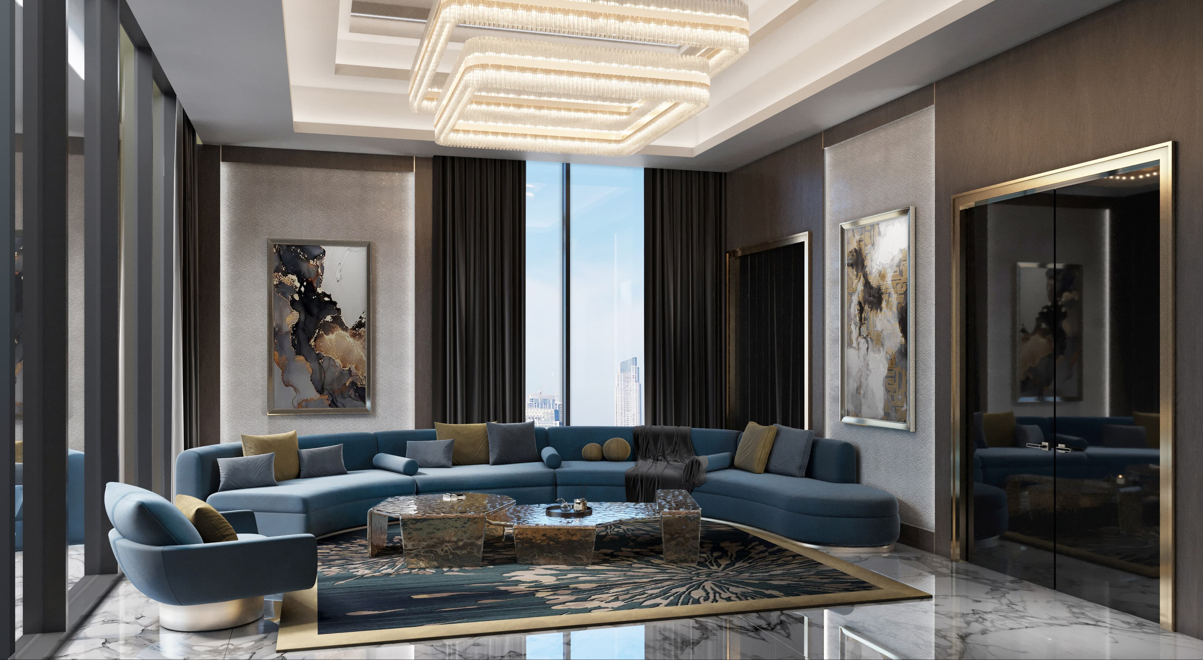 Burj Binghatti Jacob & Co Residences interior 38