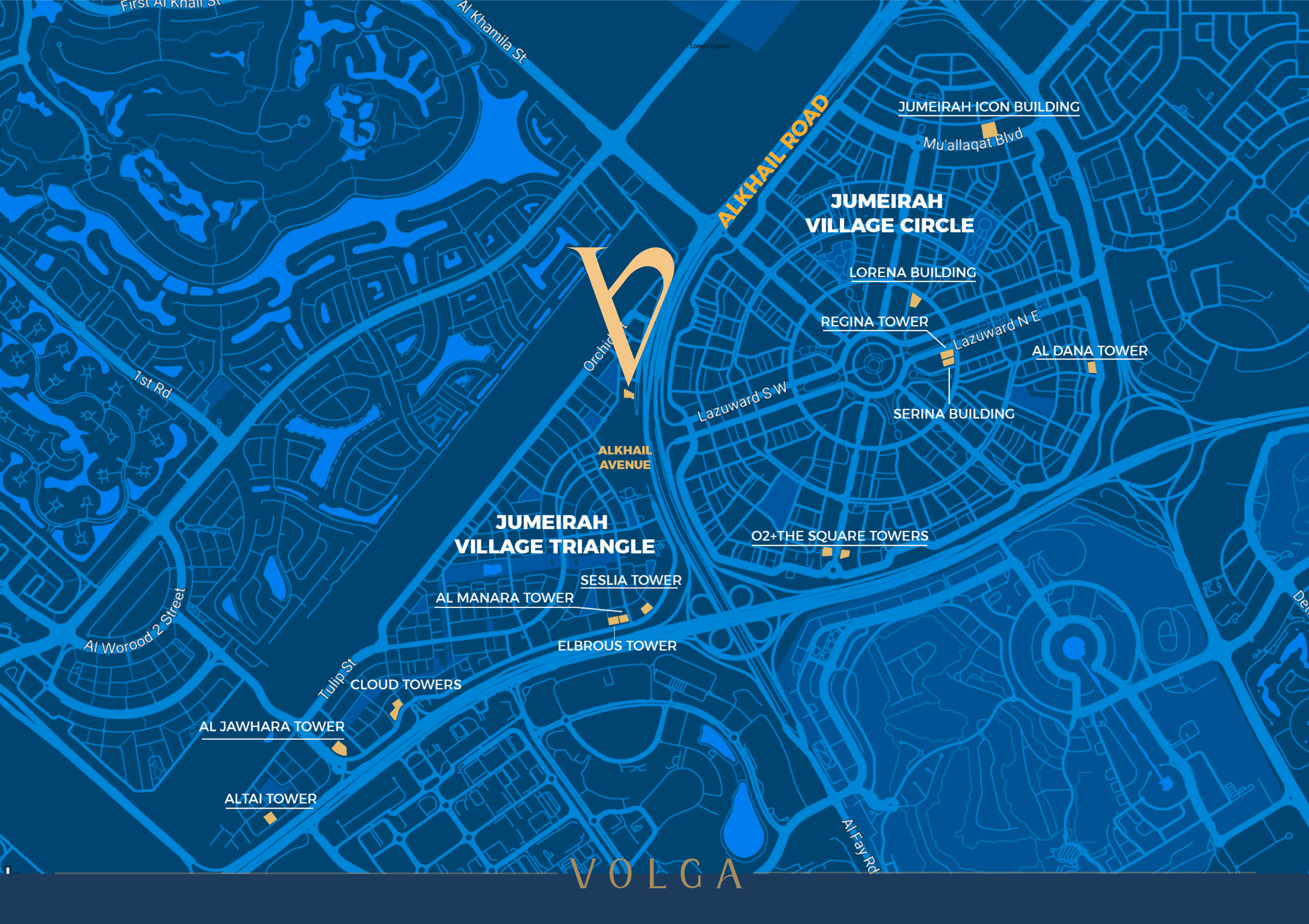 Volga Tower master plan