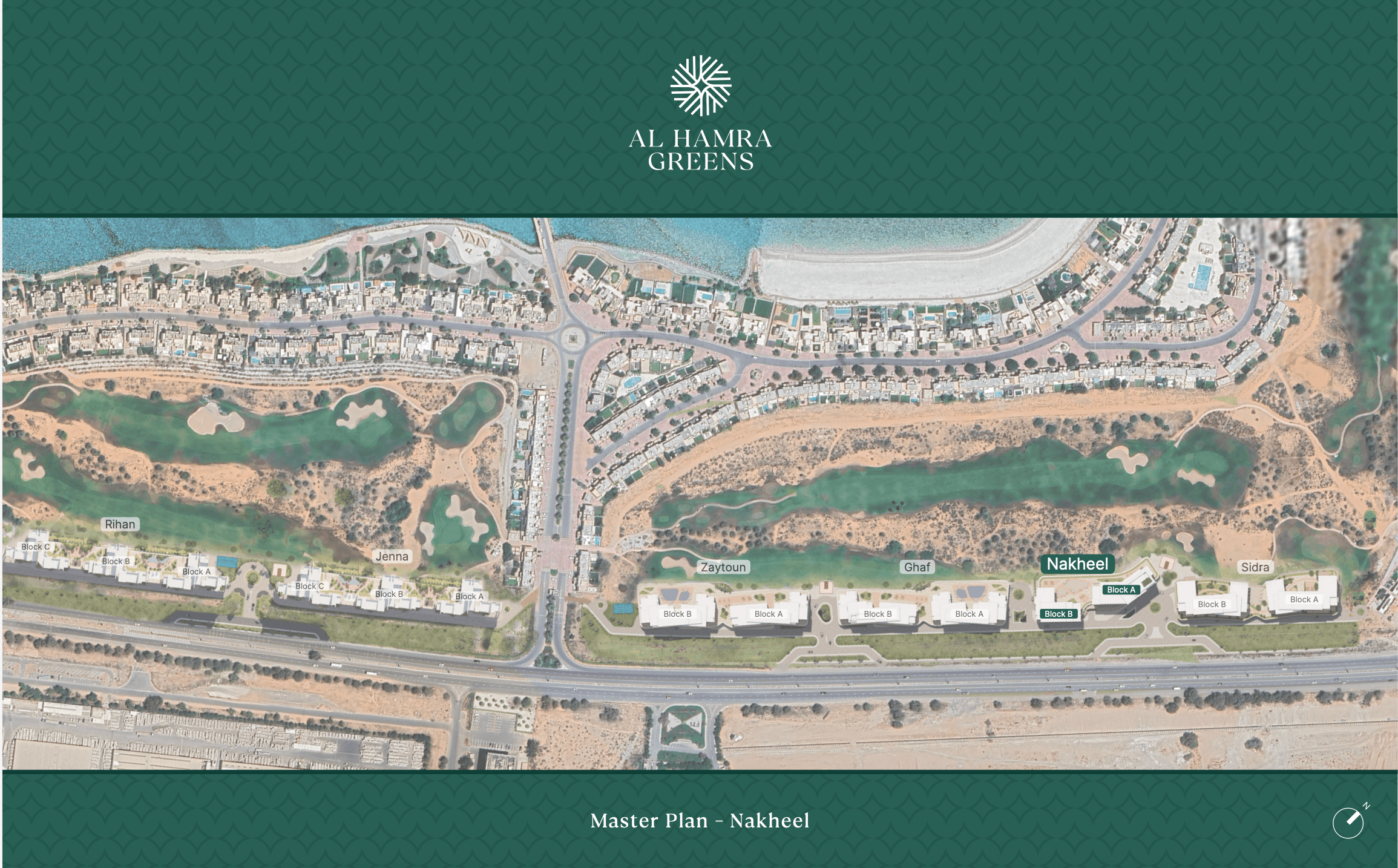 Al Hamra Greens master plan